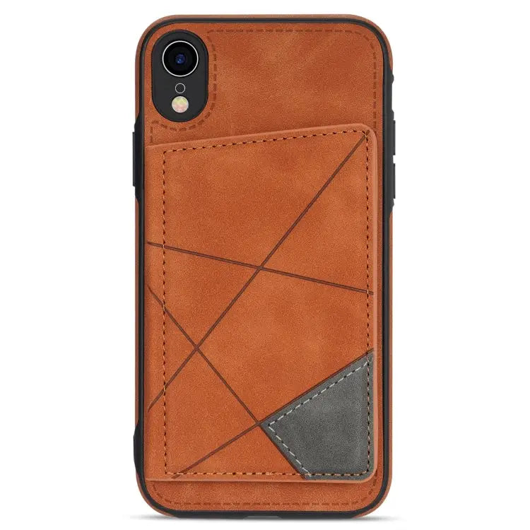 Line Card Holder Phone Case For iPhone XR For iPhone XS Max For iPhone SE 2022 / 2020 / 8 / 7 For iPhone 8 Plus / 7