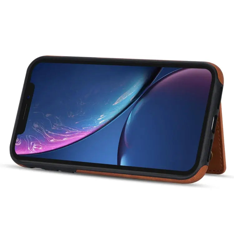 Line Card Holder Phone Case For iPhone XR For iPhone XS Max For iPhone SE 2022 / 2020 / 8 / 7 For iPhone 8 Plus / 7