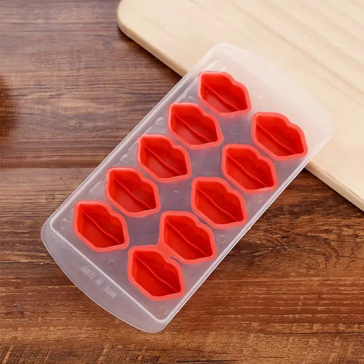 Lips Shaped Silicon Ice Cube Tray / Ice Mold Lips Shaped - Lips Shaped
