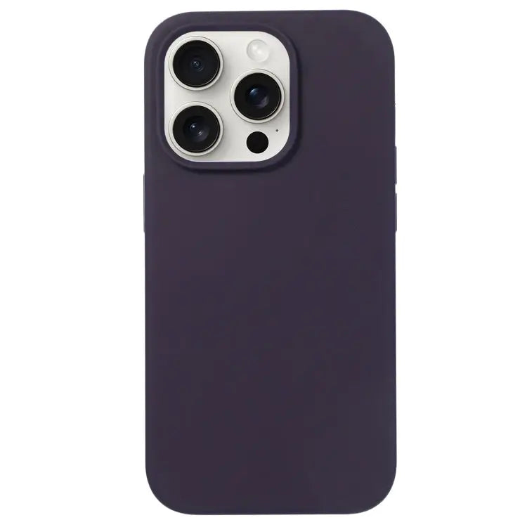 Liquid Silicone Phone Case - For iPhone 16 Pro Max / Berry Purple - Apple Accessories