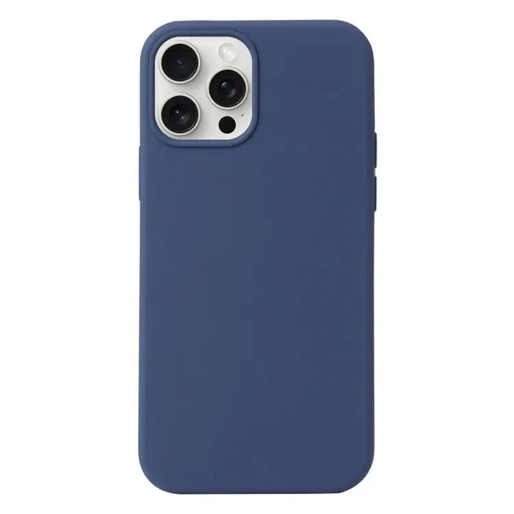 Liquid Silicone Phone Case - For iPhone 16 Pro Max / Blue - Apple Accessories