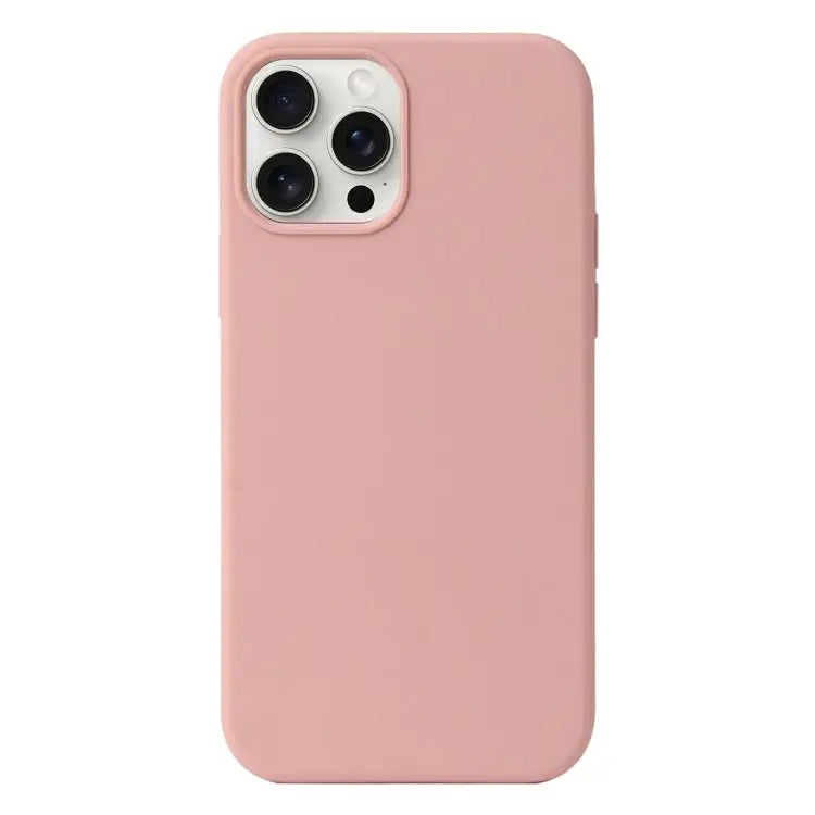 Liquid Silicone Phone Case - For iPhone 16 Pro Max / Cherry Blossom Pink - Apple Accessories