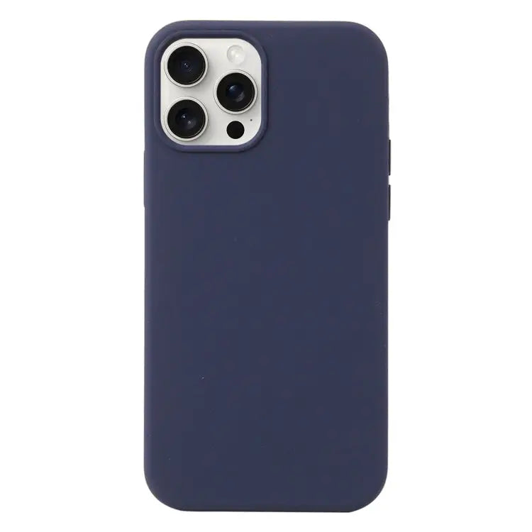 Liquid Silicone Phone Case - For iPhone 16 Pro Max / Midnight Blue - Apple Accessories
