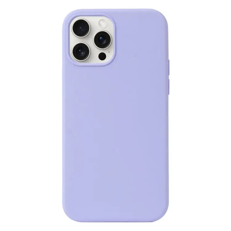 Liquid Silicone Phone Case - For iPhone 16 Pro Max / Purple - Apple Accessories
