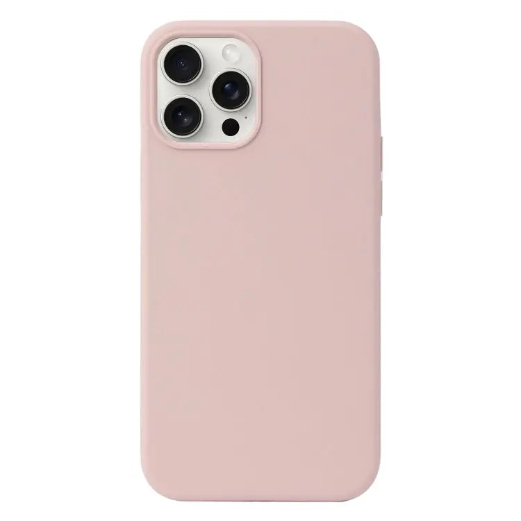Liquid Silicone Phone Case - For iPhone 16 Pro Max / Sand Pink - Apple Accessories
