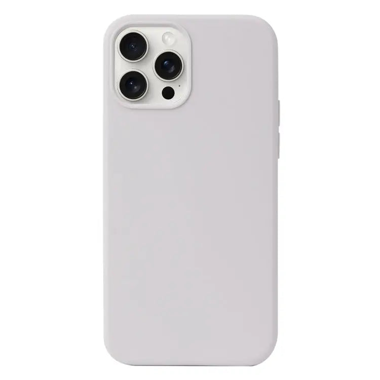 Liquid Silicone Phone Case - For iPhone 16 Pro Max / White - Apple Accessories