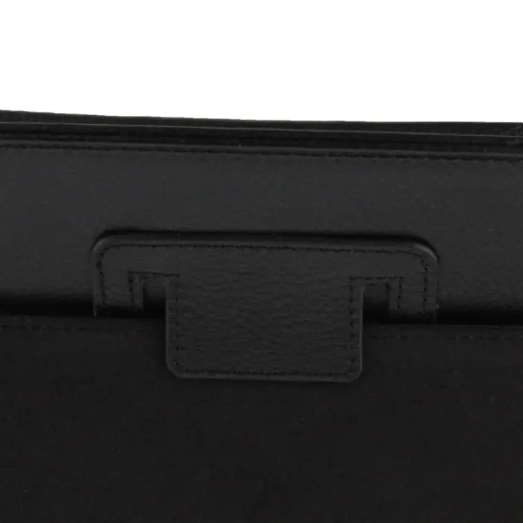 Litchi Texture Flip Leather Case with Holder & Sleep / Wake-up Function for iPad Air - Black