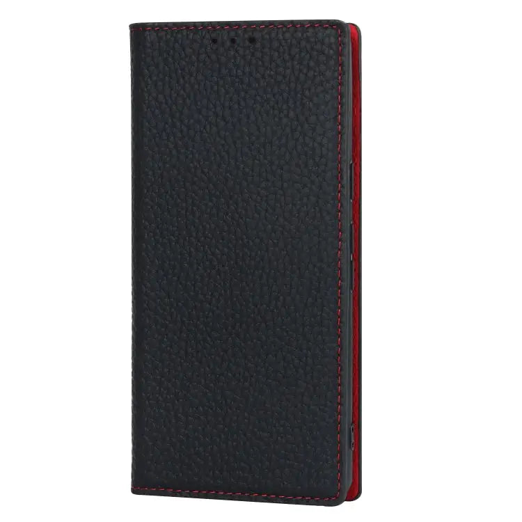 Litchi Texture Genuine Leather Phone Case For Google Pixel 7 5G - Mobile Accessories