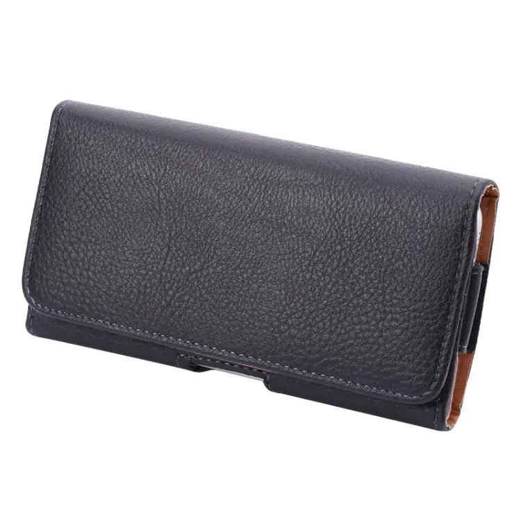 Litchi Texture Horizontal Style Waist Bag for iPhone 6s Plus / iPhone 6 Plus & Galaxy Note 8 / Note 5 / Note 4 / S6