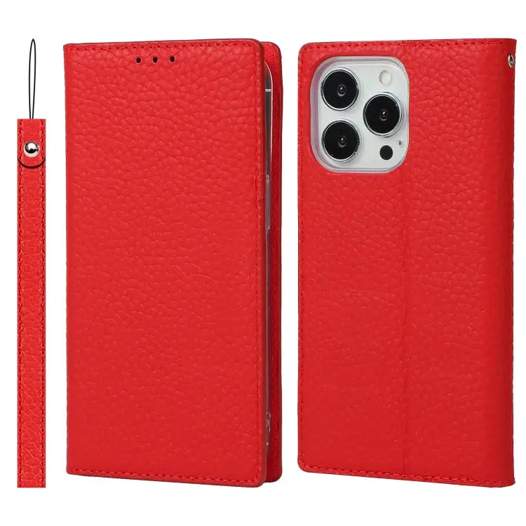 Litchi Texture Leather Phone Case With Lanyard & Holder & Card Slots & Wallet For iPhone 13 For iPhone 13 mini