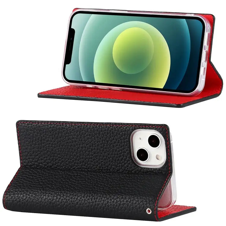 Litchi Texture Leather Phone Case With Lanyard & Holder & Card Slots & Wallet For iPhone 13 For iPhone 13 mini