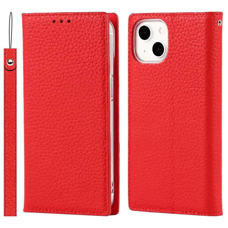 Litchi Texture Leather Phone Case With Lanyard & Holder & Card Slots & Wallet For iPhone 13 For iPhone 13 mini