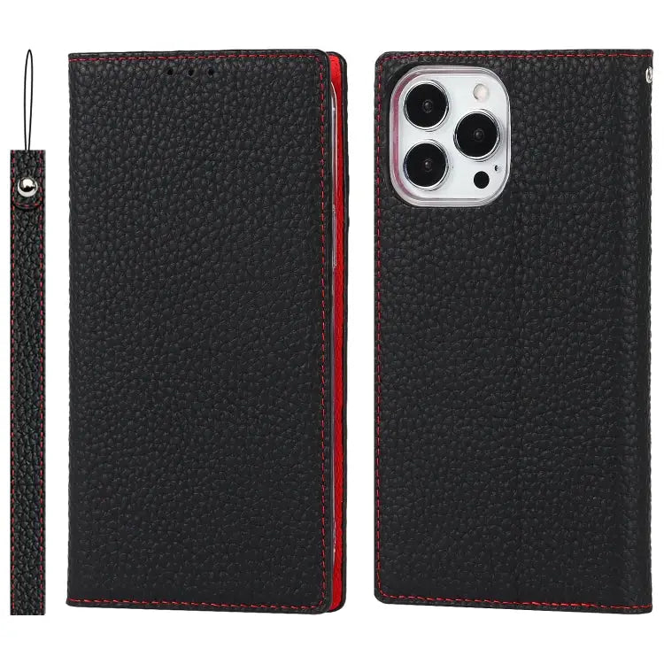 Litchi Texture Leather Phone Case With Lanyard & Holder & Card Slots & Wallet For iPhone 13 For iPhone 13 mini