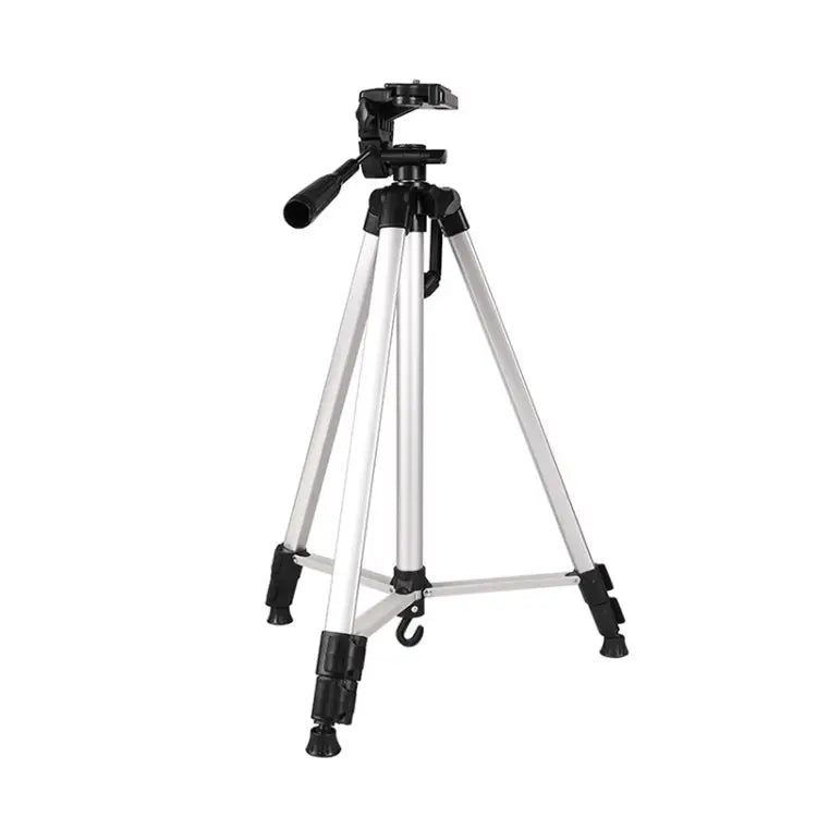 Live Broadcast Tripod 3-Section Folding Legs Aluminum Alloy Tripod Mount with U-Shape Three-Dimensional Tripod Head &