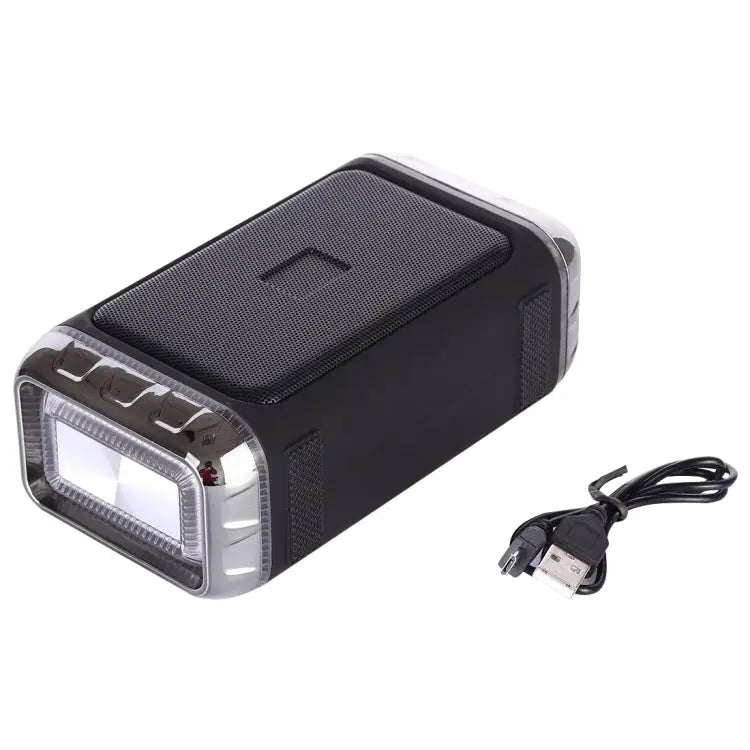 LN-22 DC 5V Portable Wireless Speaker with Hands-free Calling & Dual Colorful LED Light Support USB & TF Card & 3.5mm