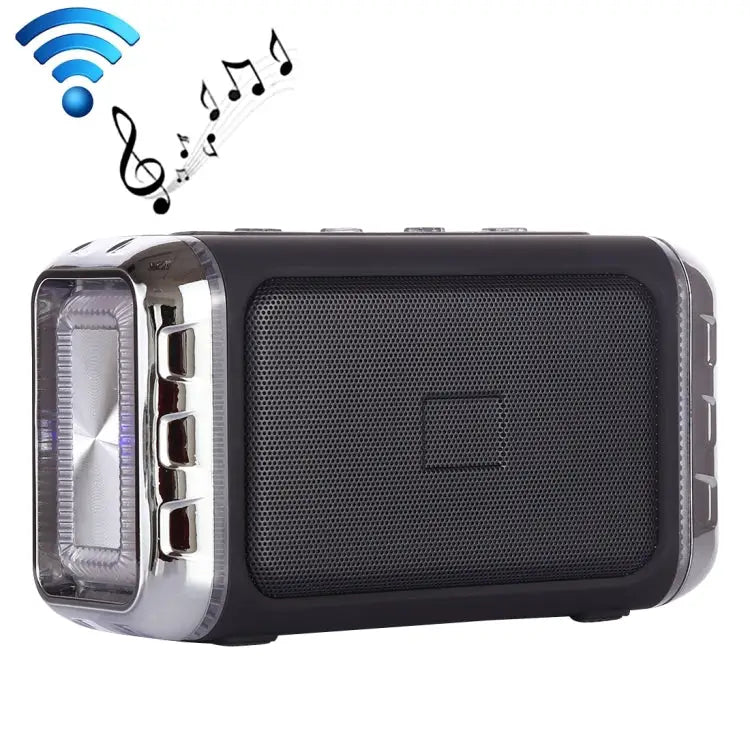 LN-22 DC 5V Portable Wireless Speaker with Hands-free Calling & Dual Colorful LED Light Support USB & TF Card & 3.5mm