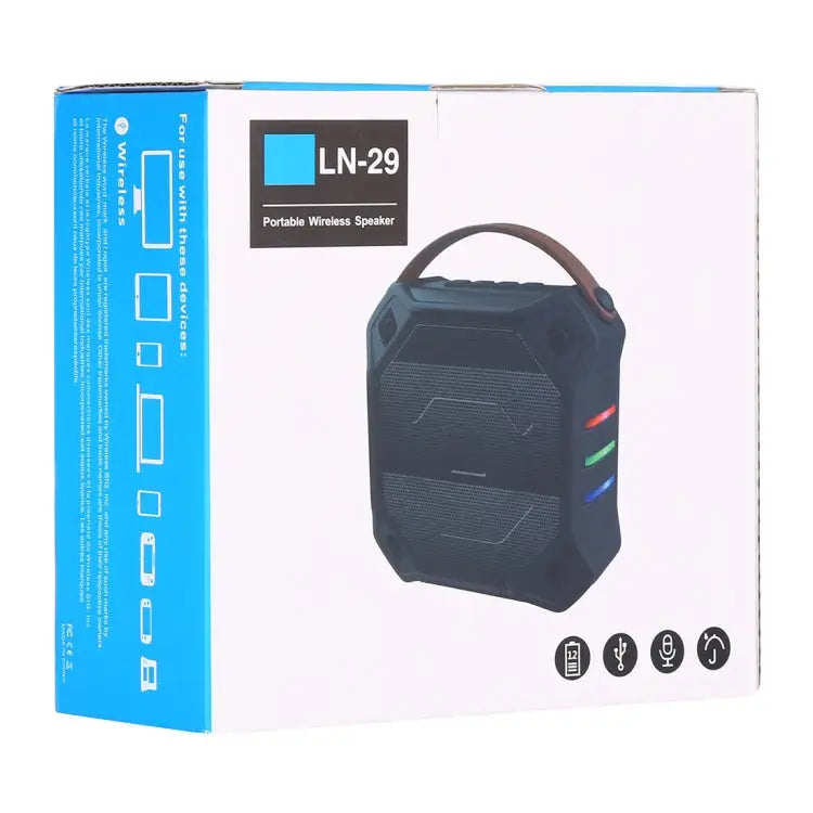 LN-29 DC 5V Portable Wireless Speaker with Hands-free Calling Support USB & TF Card LN-29 - LN-29
