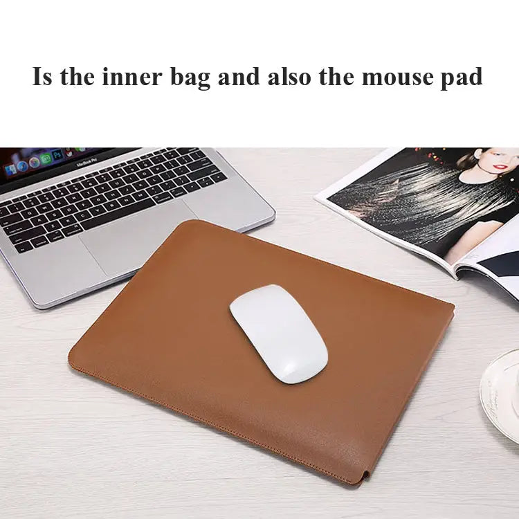 Locked Side Laptop Liner Bag For MacBook Pro 15.4 inch A1398 - Pro 15.4 inch A1398 / Liner Bag Brown