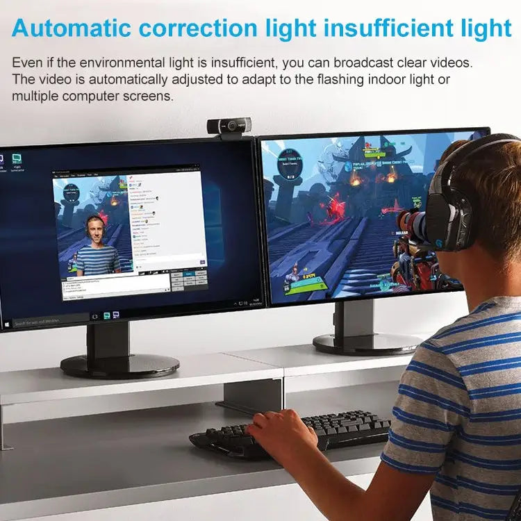 Logitech C922 Pro HD Pro Autofocus Built-in Stream Webcam 1080P Web Camera C922 Pro - C922 Pro
