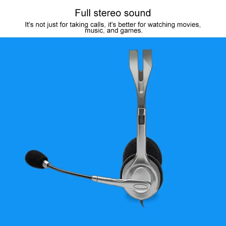 Logitech H110 Dual 3.5mm Audio Plugs Stereo Headset H110 - H110