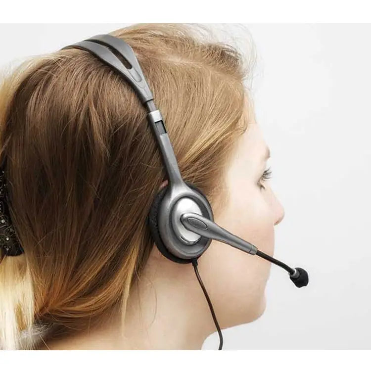 Logitech H110 Dual 3.5mm Audio Plugs Stereo Headset H110 - H110