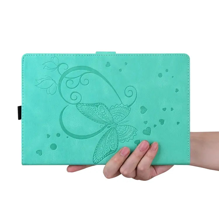 Love Butterfly Pattern Horizontal Flip Leather Case with Holder & Sleep / Wake-up Function For iPad 9.7 (2017) (2018)