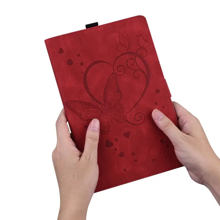 Love Butterfly Pattern Horizontal Flip Leather Case with Holder For iPad mini 2024 / mini 6 - Apple Accessories