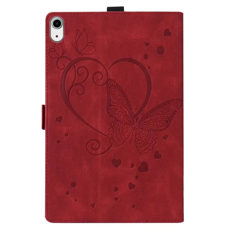 Love Butterfly Pattern Horizontal Flip Leather Case with Holder For iPad mini 2024 / mini 6 - Apple Accessories