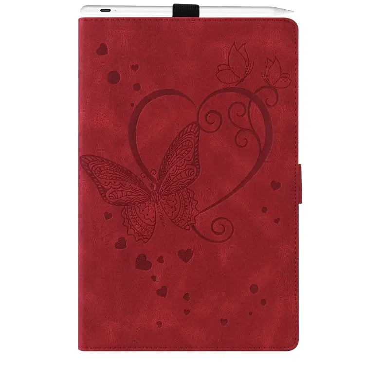 Love Butterfly Pattern Horizontal Flip Leather Case with Holder For iPad mini 2024 / mini 6 - Apple Accessories