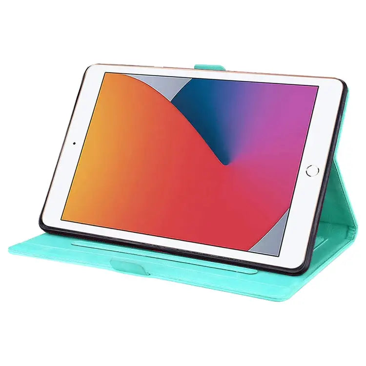 Love Butterfly Pattern Horizontal Flip Leather Case with Holder & Sleep / Wake-up Function For iPad 9.7 (2017) (2018)