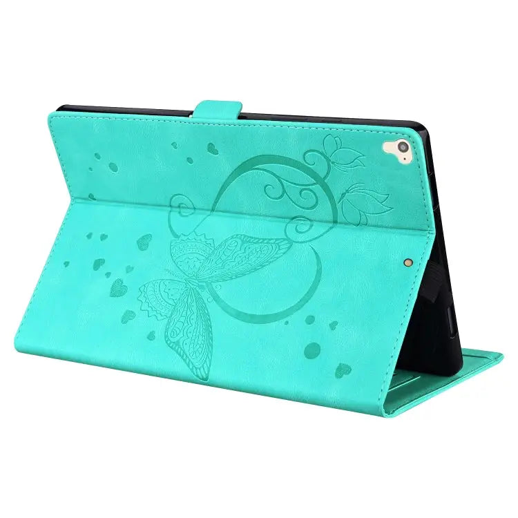 Love Butterfly Pattern Horizontal Flip Leather Case with Holder & Sleep / Wake-up Function For iPad 9.7 (2017) (2018)