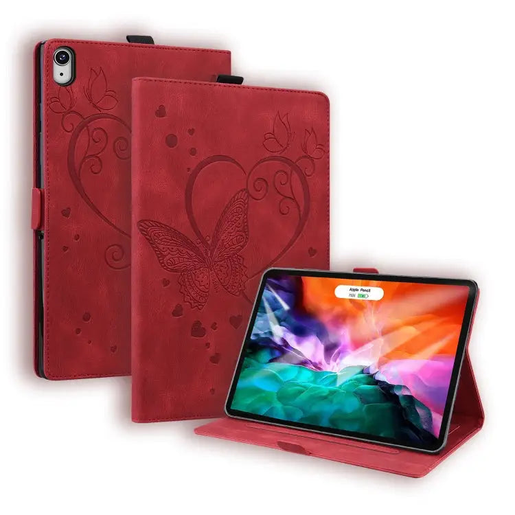 Love Butterfly Pattern Horizontal Flip Leather Case with Holder For iPad mini 2024 / mini 6 - For iPad mini 2024 / mini