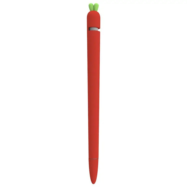 LOVE MEI For Apple Pencil 1 Carrot Shape Stylus Pen Silicone Protective Case Cover For Apple Pencil 1 - For Apple