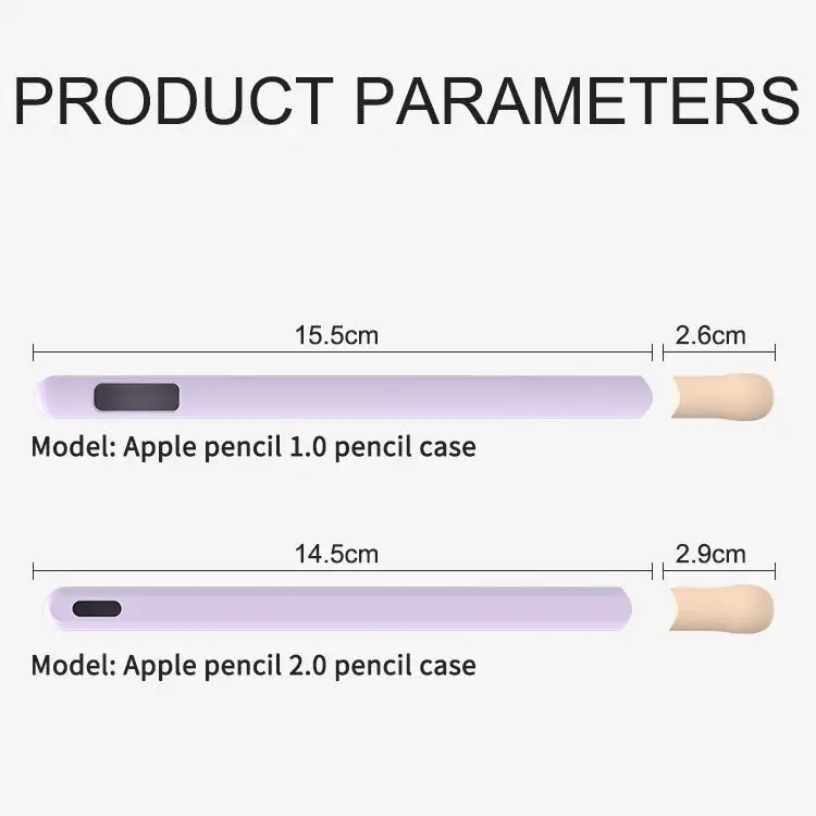 LOVE MEI For Apple Pencil 2 Stripe Design Stylus Pen Silicone Protective Case Cover For Apple Pencil 2