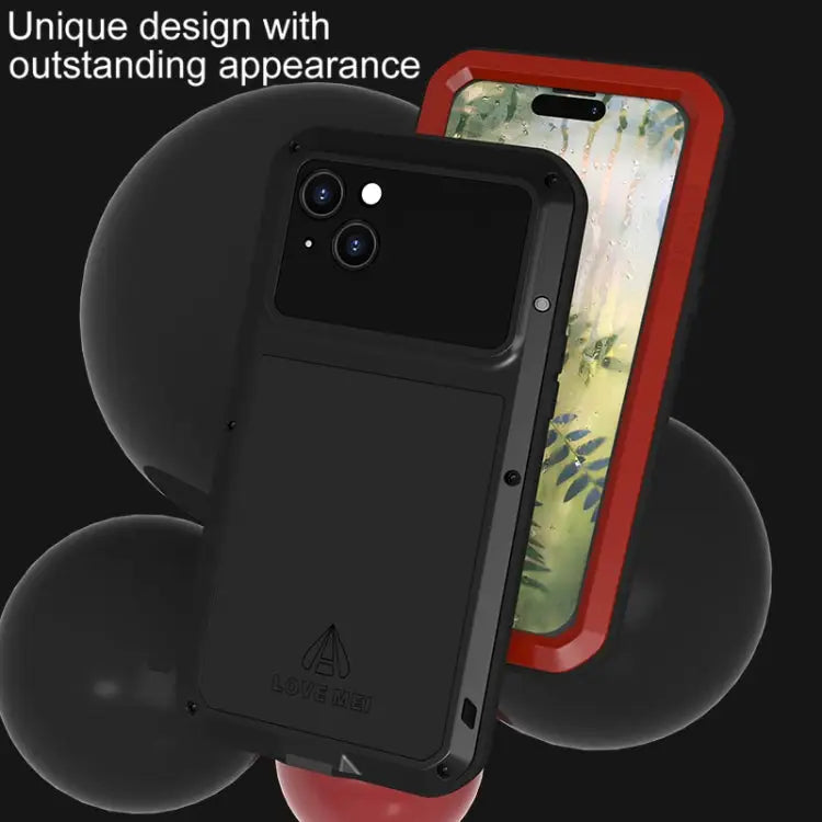 LOVE MEI Metal Shockproof Life Waterproof Dustproof Phone Case