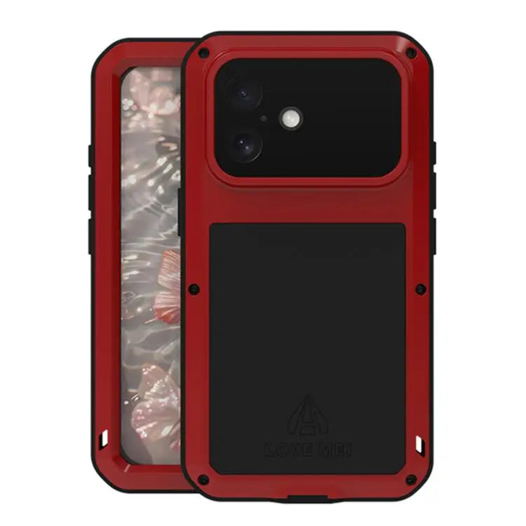 LOVE MEI Metal Shockproof Life Waterproof Dustproof Phone Case For iPhone 16 Pro Max For iPhone 16 Pro For iPhone 16