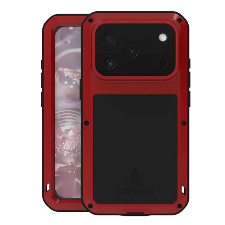 LOVE MEI Metal Shockproof Life Waterproof Dustproof Phone Case For iPhone 16 Pro Max For iPhone 16 Pro For iPhone 16