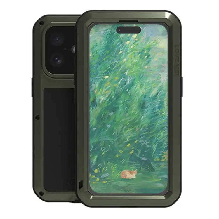 LOVE MEI Metal Shockproof Life Waterproof Dustproof Phone Case For iPhone 15 Pro For iPhone 15 Plus For iPhone 15