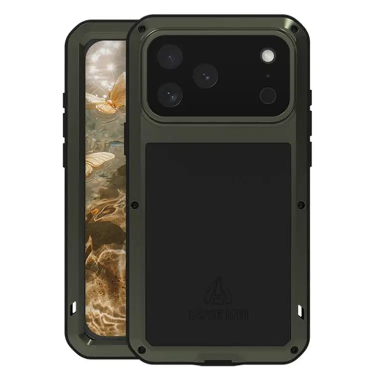 LOVE MEI Metal Shockproof Life Waterproof Dustproof Phone Case For iPhone 16 Pro Max For iPhone 16 Pro For iPhone 16