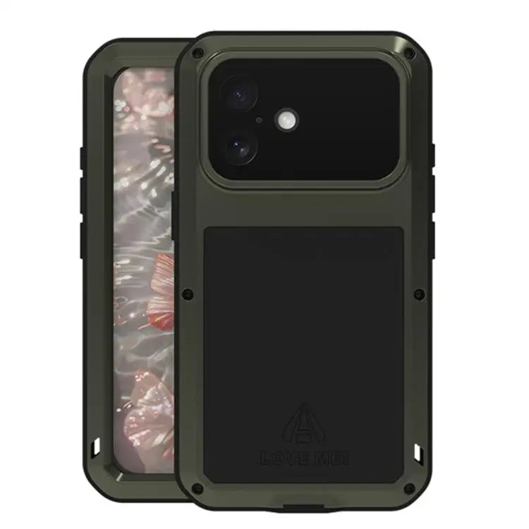 LOVE MEI Metal Shockproof Life Waterproof Dustproof Phone Case For iPhone 16 Pro Max For iPhone 16 Pro For iPhone 16