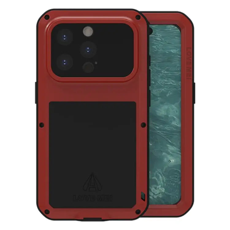 LOVE MEI Metal Shockproof Life Waterproof Dustproof Phone Case For iPhone 15 Pro For iPhone 15 Plus For iPhone 15