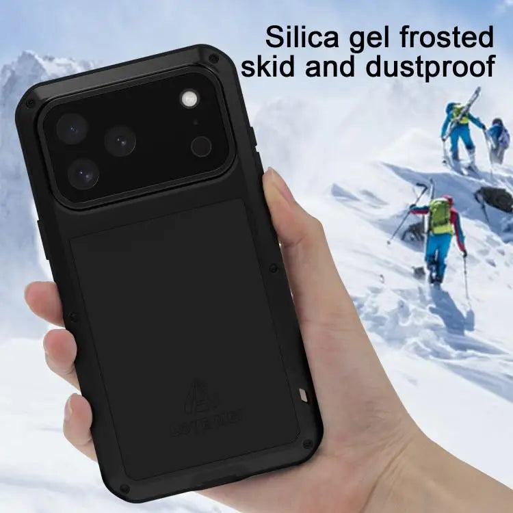 LOVE MEI Metal Shockproof Life Waterproof Dustproof Phone Case For iPhone 16 Pro Max For iPhone 16 Pro For iPhone 16