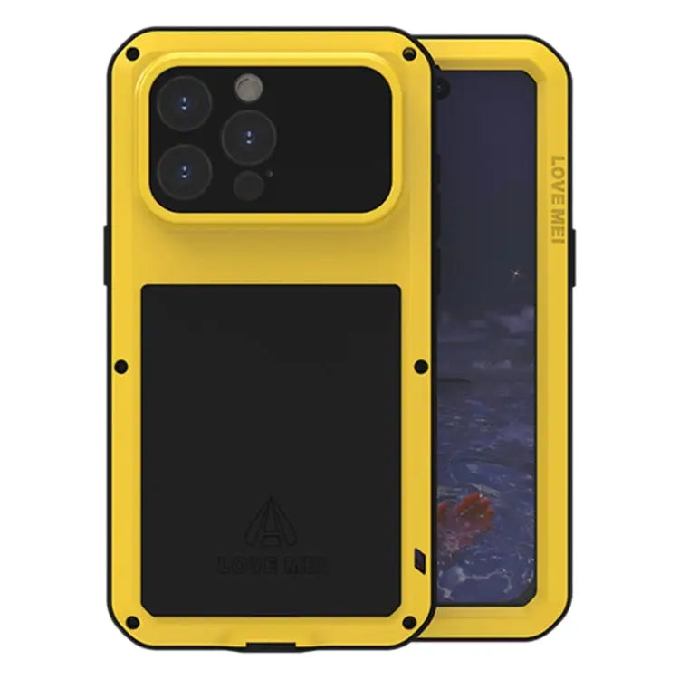 LOVE MEI Metal Shockproof Life Waterproof Dustproof Phone Case For iPhone 15 Pro For iPhone 15 Plus For iPhone 15