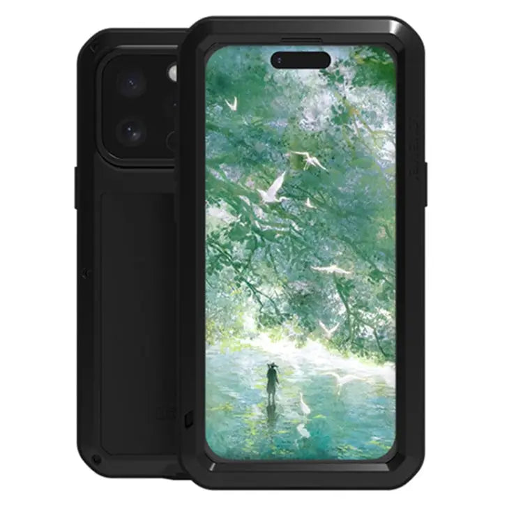LOVE MEI Metal Shockproof Life Waterproof Dustproof Phone Case For iPhone 16 Pro Max For iPhone 16 Pro For iPhone 16