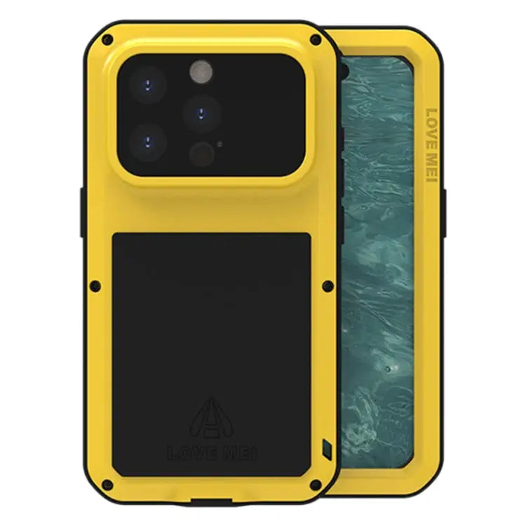 LOVE MEI Metal Shockproof Life Waterproof Dustproof Phone Case For iPhone 15 Pro For iPhone 15 Plus For iPhone 15
