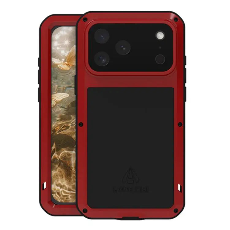 LOVE MEI Metal Shockproof Life Waterproof Dustproof Phone Case For iPhone 16 Pro Max For iPhone 16 Pro For iPhone 16