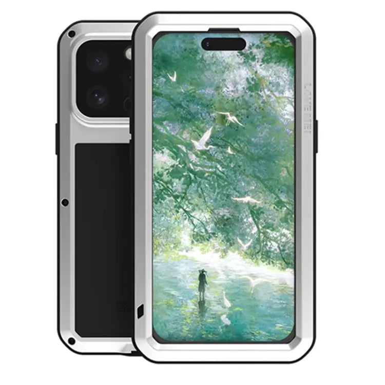 LOVE MEI Metal Shockproof Life Waterproof Dustproof Phone Case For iPhone 16 Pro Max For iPhone 16 Pro For iPhone 16