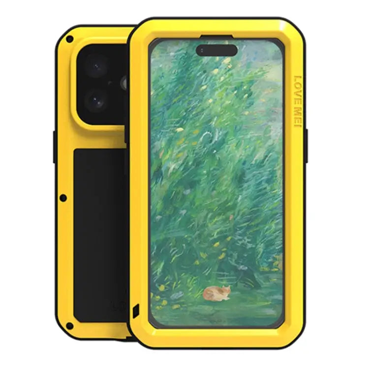 LOVE MEI Metal Shockproof Life Waterproof Dustproof Phone Case For iPhone 15 Pro For iPhone 15 Plus For iPhone 15