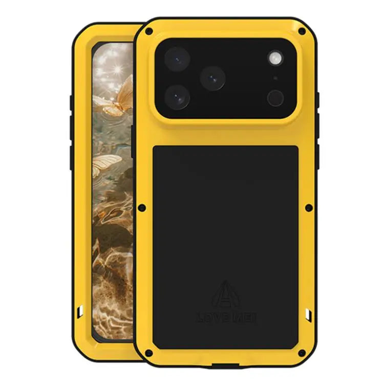 LOVE MEI Metal Shockproof Life Waterproof Dustproof Phone Case For iPhone 16 Pro Max For iPhone 16 Pro For iPhone 16