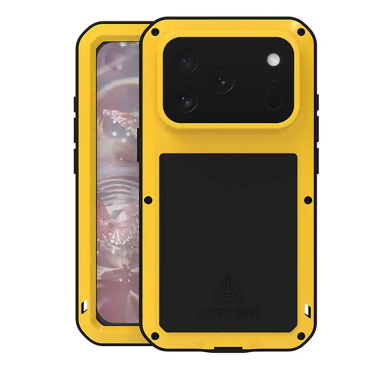 LOVE MEI Metal Shockproof Life Waterproof Dustproof Phone Case For iPhone 16 Pro Max For iPhone 16 Pro For iPhone 16